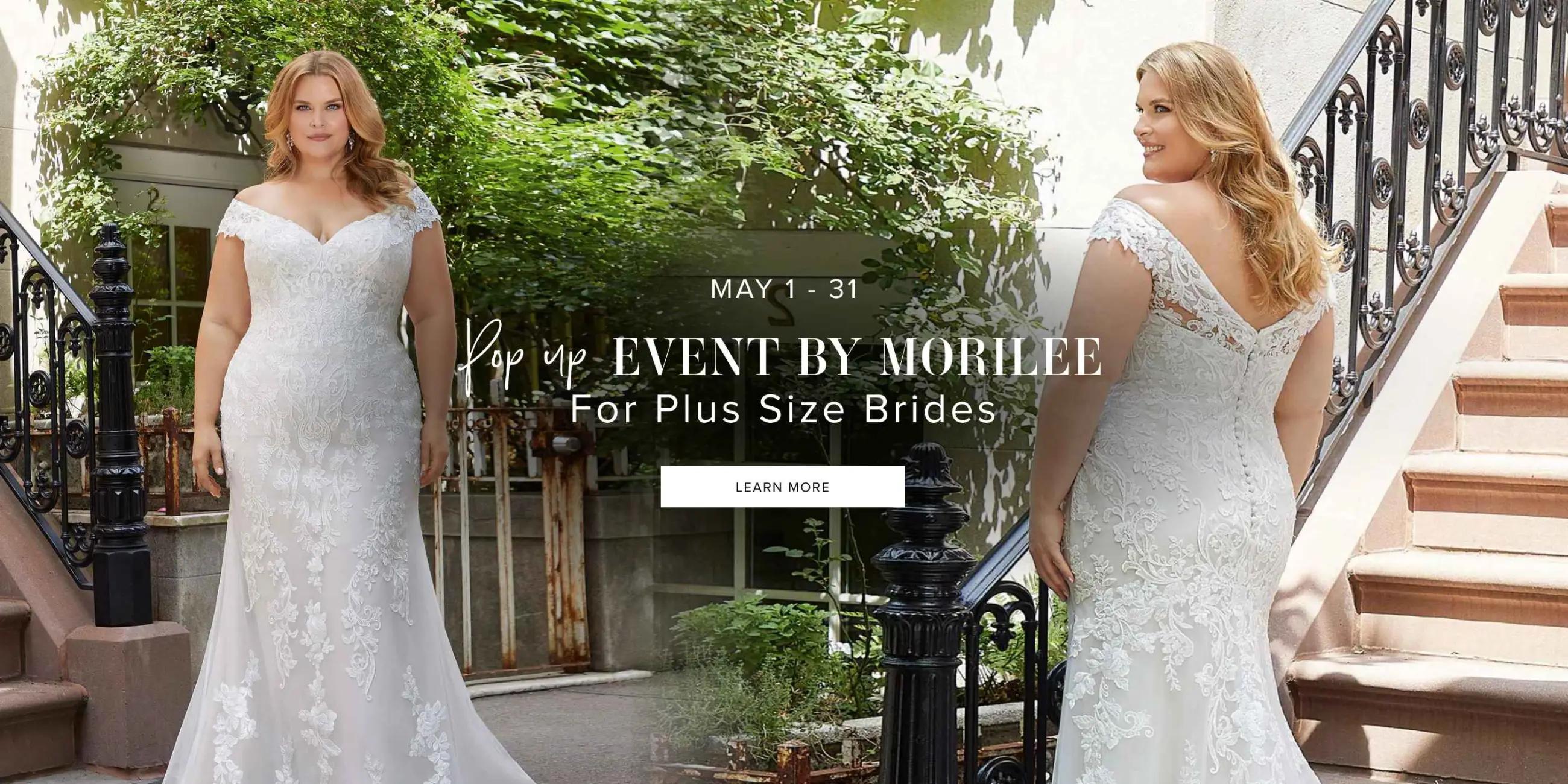 pop up event by morilee for plus size brides
