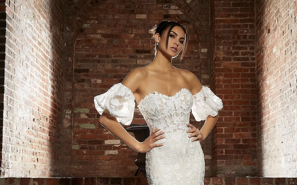 Chic Coverage: Top Sleeve Styles Transforming Modern Wedding Dresses. Mobile Image