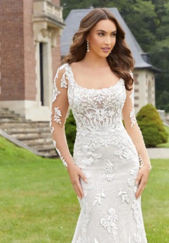 Morilee 2418 #3 Ivory/Champagne/Honey thumbnail