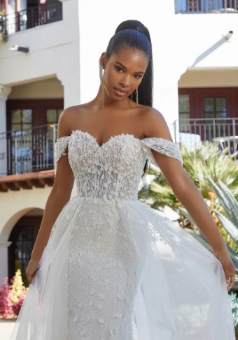 Morilee 2537 #1 Ivory/Prosecco/Honey thumbnail