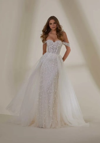 Morilee 2537 #5 Ivory/Prosecco/Honey thumbnail
