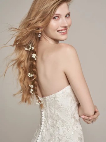 Maggie Sottero LILY LYNETTE 22RN973 #3 All Ivory (gown with Ivory Illusion) thumbnail