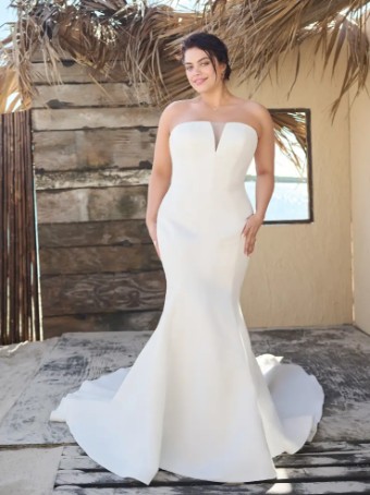 Maggie Sottero MARSHA (23RS680A01) #2 Ivory (gown with Natural Illusion) thumbnail