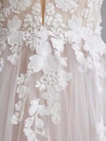 Maggie Sottero WINONA (23RK688A01 - Unlined bodice) #5 default Ivory over Nude (gown with Natural Illusion) thumbnail