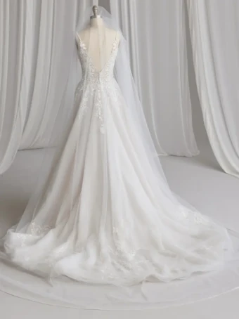 Maggie Sottero LIZZY (23RK684A01) #4 Ivory over Pearl (gown with Natural Illusion) thumbnail