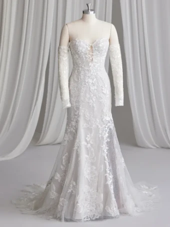 Maggie Sottero KENSINGTON (23SC672A01) #3 Ivory over Soft Nude (gown with Natural Illusion) thumbnail