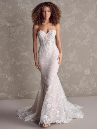 Maggie Sottero FAIRCHILD (24MB211A01) #3 Ivory over Blush (gown with Natural Illusion) thumbnail