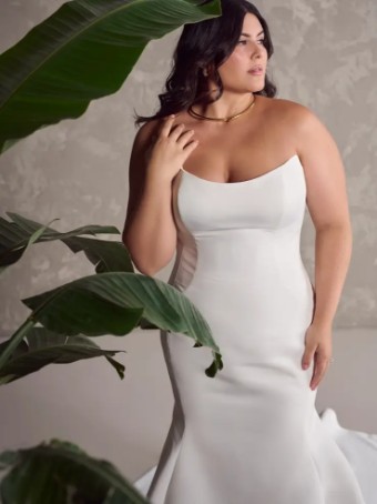 Maggie Sottero ANNIKA (24SS168A01) #1 All Diamond White thumbnail