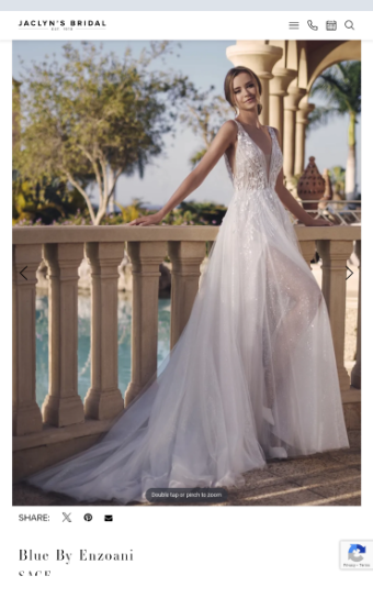 Blue by Enzoani SAGE #14 ivory/sand/nude thumbnail