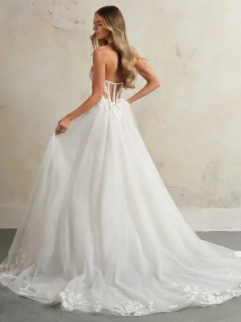 Maggie Sottero ANGELETTE (24MC744A01 - sparkle tulle 1) #4 Ivory (gown with Natural Illusion) thumbnail