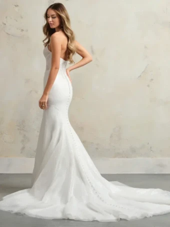 Maggie Sottero ESME (24MC763A01) #1 Ivory (gown with Natural Illusion) thumbnail