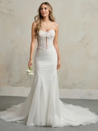 Maggie Sottero ESME (24MC763A01) #0 default Ivory (gown with Natural Illusion) thumbnail