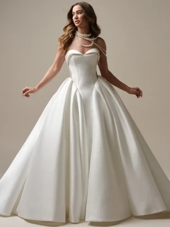 Maggie Sottero ABERDEEN VIDA (25SW349B02) #2 All Diamond White (gown with Diamond White Illusion) thumbnail