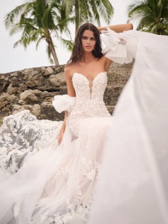 Maggie Sottero TANICA (24SB190A01) #1 Ivory/Silver Accent thumbnail