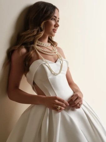 Maggie Sottero ABERDEEN VIDA (25SW349D02) #3 All Diamond White (gown with Diamond White Illusion) thumbnail