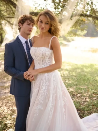 Maggie Sottero ANGIE (25RK903A01 - Unlined bodice, Sparkle tulle) #1 Ivory/Silver Accent thumbnail