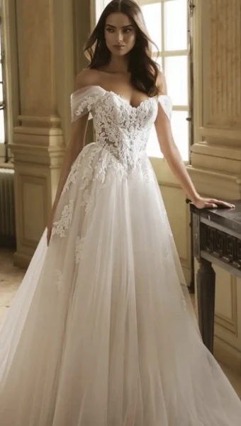 Elysee by Enzoani Gwyneth #10 Ivory/Ivory thumbnail