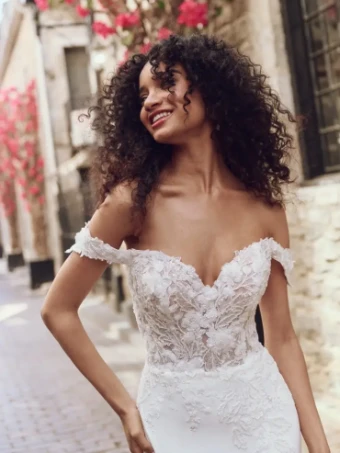 Maggie Sottero ADELINE (25RK278A01 - Unlined bodice) #1 Ivory (gown with Natural Illusion) thumbnail
