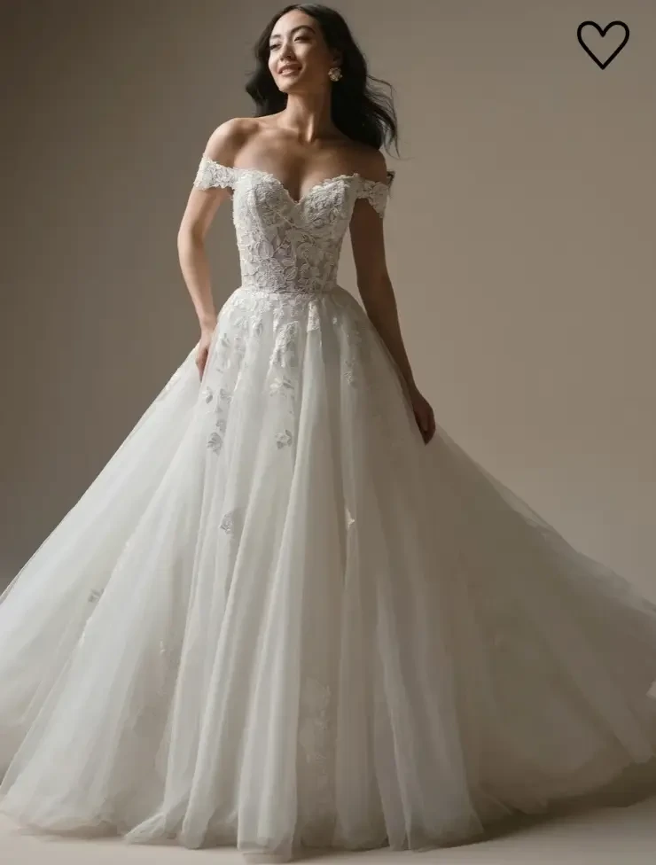 Maggie Sottero VERINA (26MK465A01 - Unlined bodice, Plain tulle) Default Image