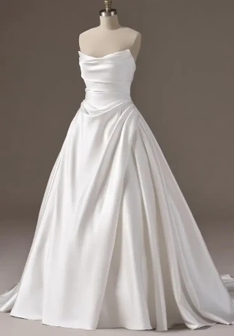 Maggie Sottero KINCAID (26SS414B01 - Unembellished) #0 default All Ivory thumbnail