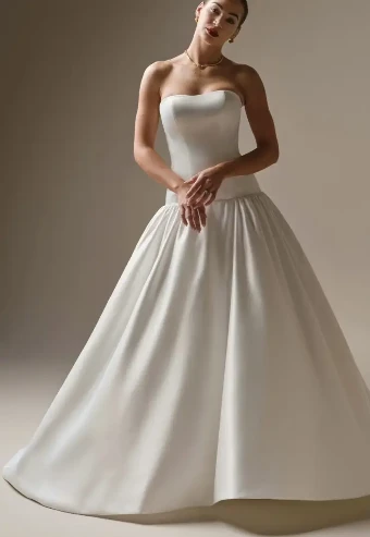 Maggie Sottero TOKYO (26SS473B01 - Zip-up) #0 default All Diamond White thumbnail