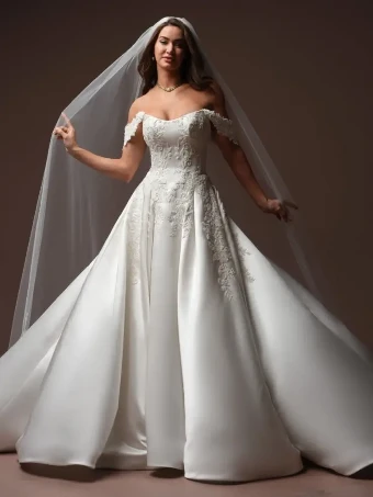 Maggie Sottero LANDIS (F6MN069A01) #2 All Ivory thumbnail