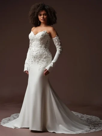 Maggie Sottero BLAIR (F6SB114A01 - Unlined bodice) #3 Ivory/Silver Accent thumbnail