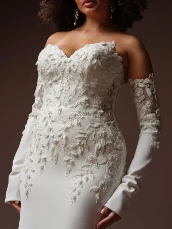 Maggie Sottero BLAIR (F6SB114A01 - Unlined bodice) #4 default Ivory/Silver Accent thumbnail