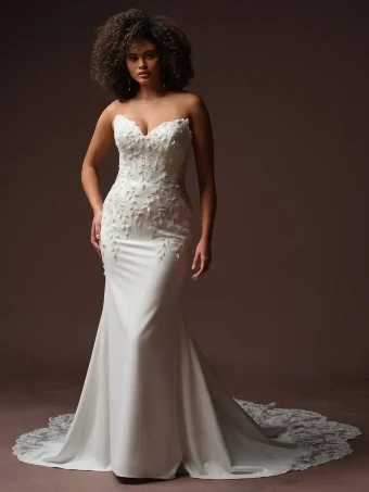 Maggie Sottero BLAIR (F6SB114A01 - Unlined bodice) #0 default Ivory/Silver Accent thumbnail