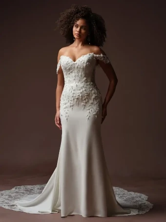 Maggie Sottero BLAIR (F6SB114A01 - Unlined bodice) #1 Ivory/Silver Accent thumbnail