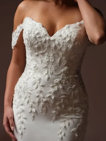 Maggie Sottero BLAIR (F6SB114A01 - Unlined bodice) #2 Ivory/Silver Accent thumbnail