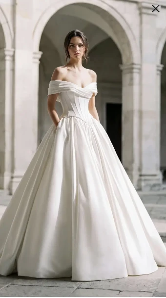 Pronovias CALVYNOR #0 default Off White/Mikado thumbnail