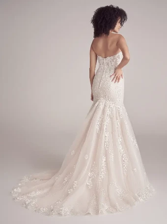 Maggie Sottero LENNON (22MC913A01 - Plunging Neckline) #3 All Ivory (gown with Ivory Illusion) thumbnail