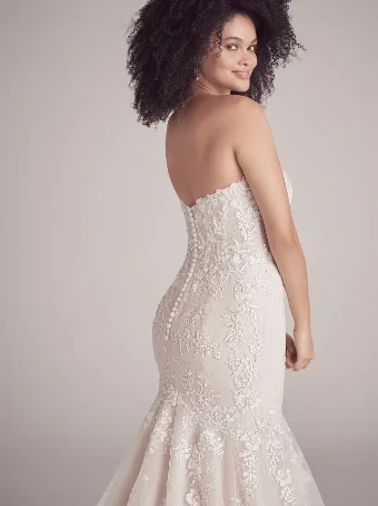Maggie Sottero LENNON (22MC913A01 - Plunging Neckline) #2 All Ivory (gown with Ivory Illusion) thumbnail