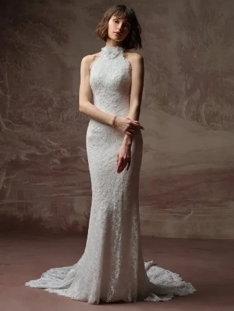 Maggie Sottero ANYA (F6MK095A01) #1 All Ivory (gown with Ivory Illusion) thumbnail