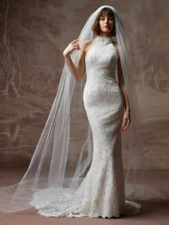 Maggie Sottero ANYA (F6MK095A01) #4 default All Ivory (gown with Ivory Illusion) thumbnail