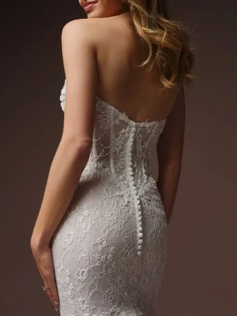 Maggie Sottero BELLEVUE ROYALE (F6MB067A01 - Unlined bodice) #4 default Ivory over Blush (gown with Ivory Illusion) thumbnail