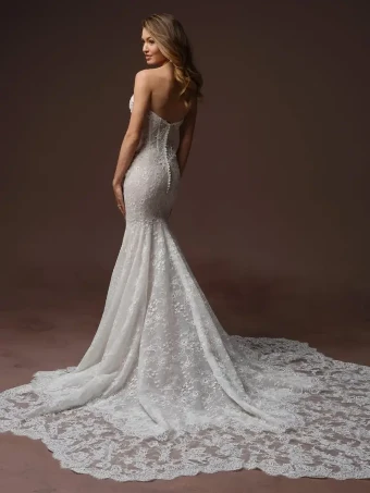 Maggie Sottero BELLEVUE ROYALE (F6MB067A01 - Unlined bodice) #3 Ivory over Blush (gown with Ivory Illusion) thumbnail